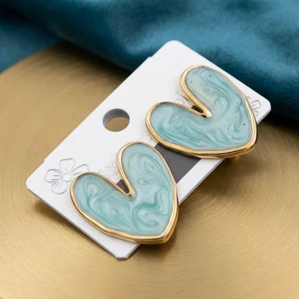 Turquoise_Resin_Marbled_Heart_Stud_Earrings_For_Women