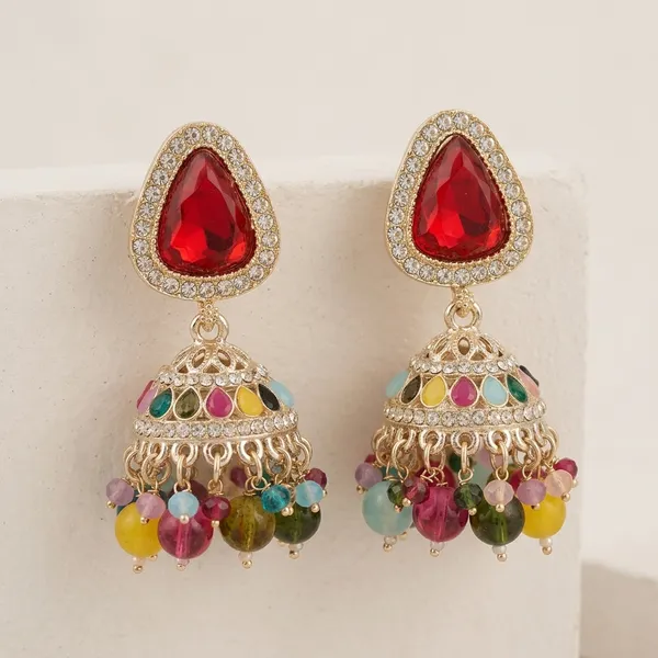 Gold_Multicolor_Stainless_Steel_Stone_Studded_Jhumka_Earrings_For_Women