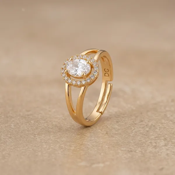 Gold_Oval_Stone_Halo_Ring_For_Women