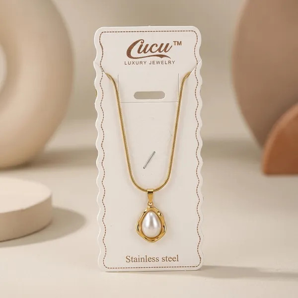 Gold_Pearl_Stainless_Steel_Teardrop_Pearl_Pendant_Necklace_For_Women