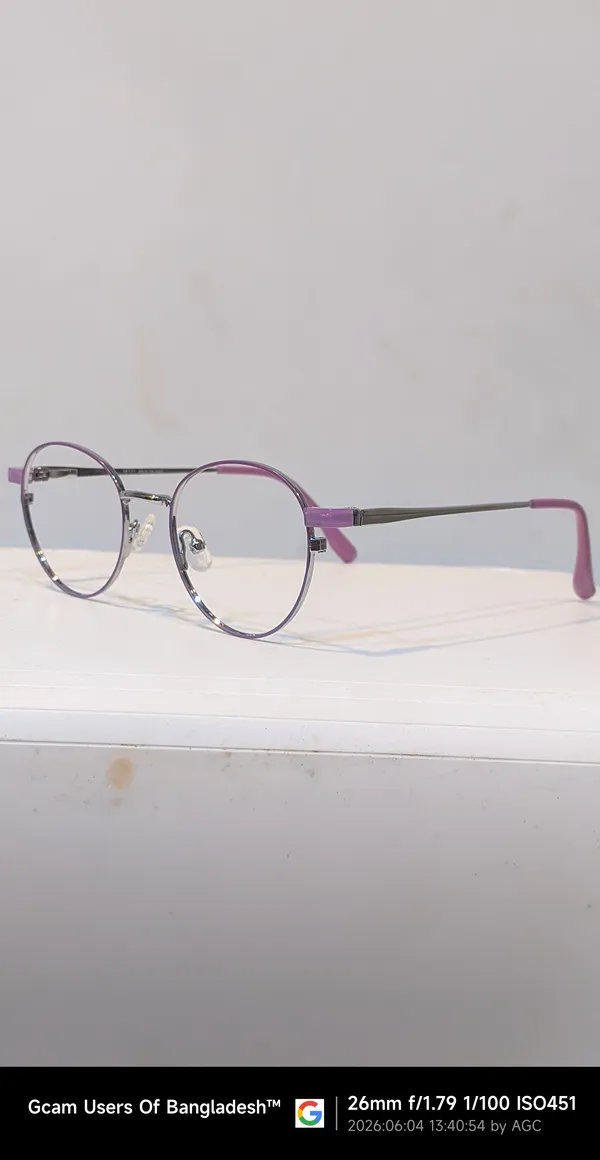 Purple_Metal_Round_Frame_Eyeglasses_With_Clear_Lens