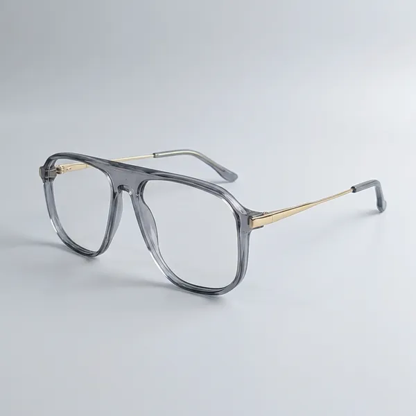 Grey_Transparent_Aviator_Style_Eyeglasses