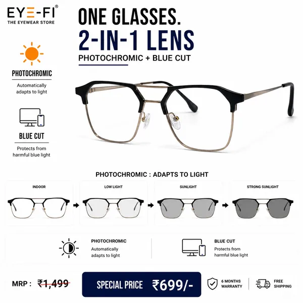 EYE-FI_EYEWEAR_CLUBMASTER_SILVER_FRAME_WITH_PHOTOCHROMIC_GLASSES