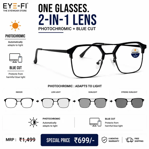 EYE-FI_EYEWEAR_CLUBMASTER_SILVER_FRAME_WITH_PHOTOCHROMIC_GLASSES