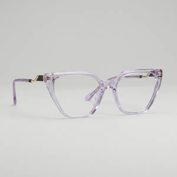 Transparent_Pink_Square_Frame_Eyeglasses_For_Women