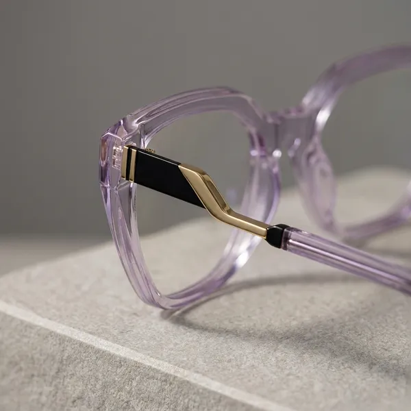 Transparent_Pink_Square_Frame_Eyeglasses_For_Women