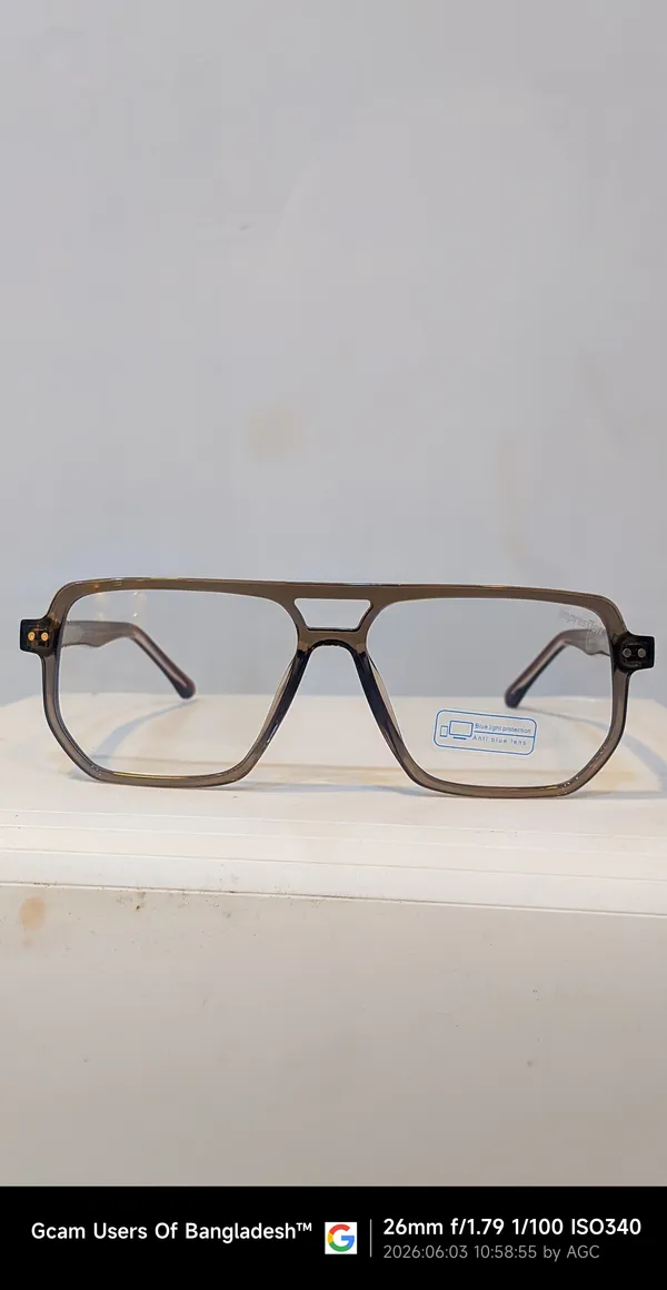 Brown_Rectangular_Aviator_Style_Eyeglasses_For_Men_And_Women