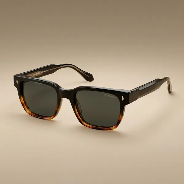 Black_And_Brown_Gradient_Square_Frame_Sunglasses