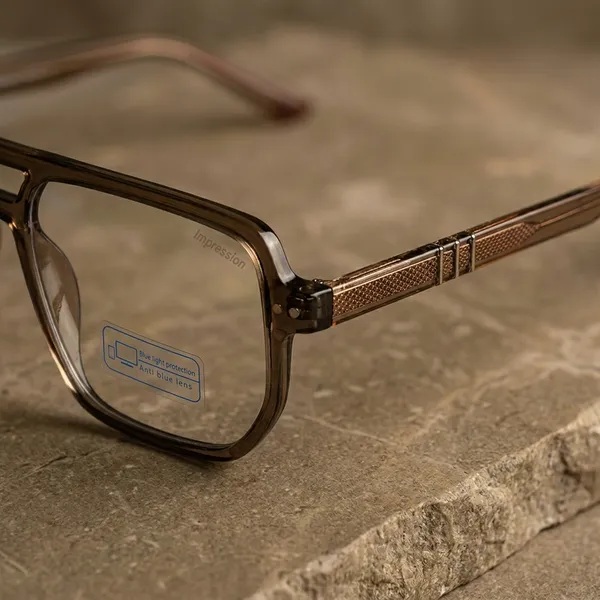 Brown_Rectangular_Aviator_Style_Eyeglasses_For_Men_And_Women