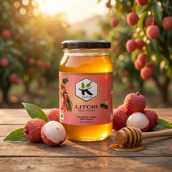 Kodand_Litchi_Honey_500G_Raw_Fruity_Energy_Honey