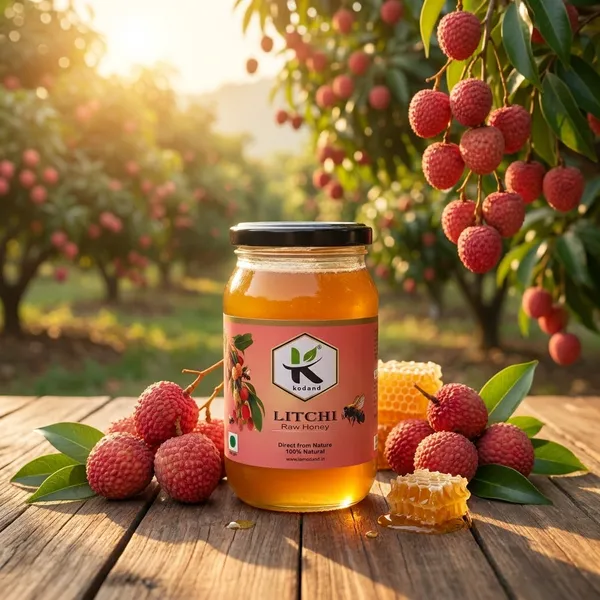 Kodand_Litchi_Honey_500G_Raw_Fruity_Energy_Honey