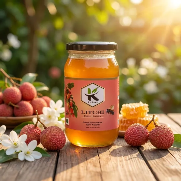 Kodand_Litchi_Honey_500G_Raw_Fruity_Energy_Honey