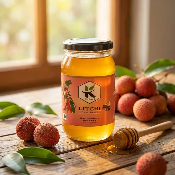 Kodand_Litchi_Honey_500G_Raw_Fruity_Energy_Honey