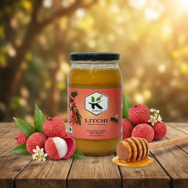 Kodand_Litchi_Honey_500G_Raw_Fruity_Energy_Honey
