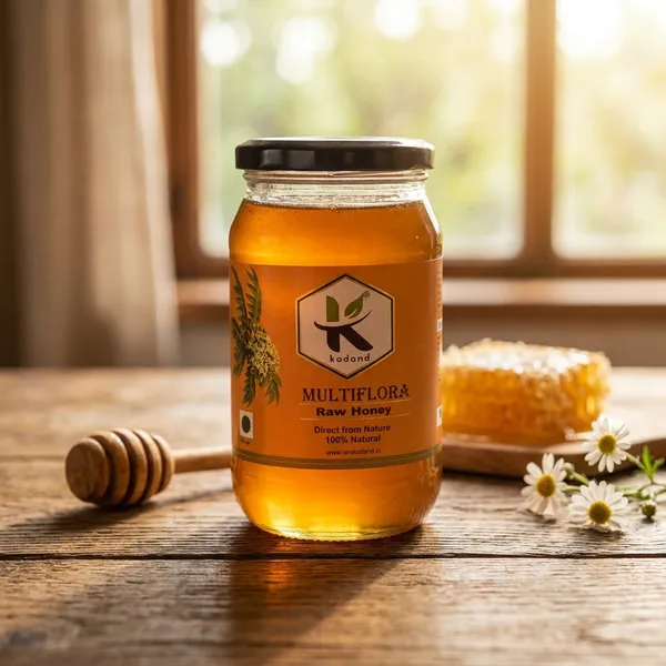 Kodand_Multiflora_Honey_500_Gm_Raw_Energy_Immunity_Honey