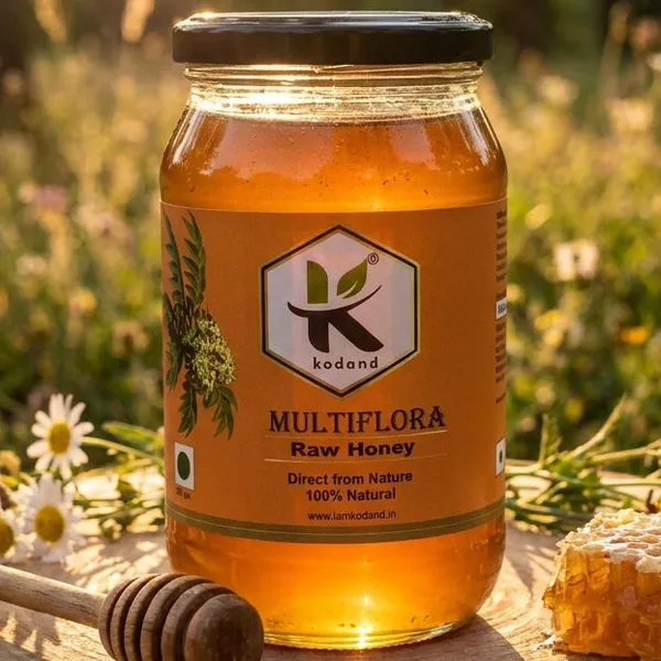 Kodand_Multiflora_Honey_500_Gm_Raw_Energy_Immunity_Honey