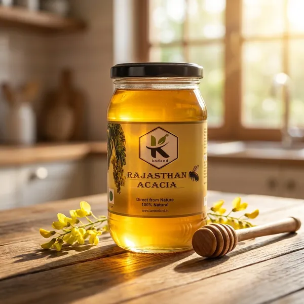 Kodand_Rajasthan_Acacia_Honey_500_Gm_Raw_Mild_Floral_Honey