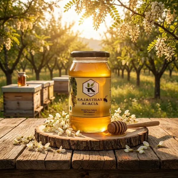 Kodand_Rajasthan_Acacia_Honey_500_Gm_Raw_Mild_Floral_Honey