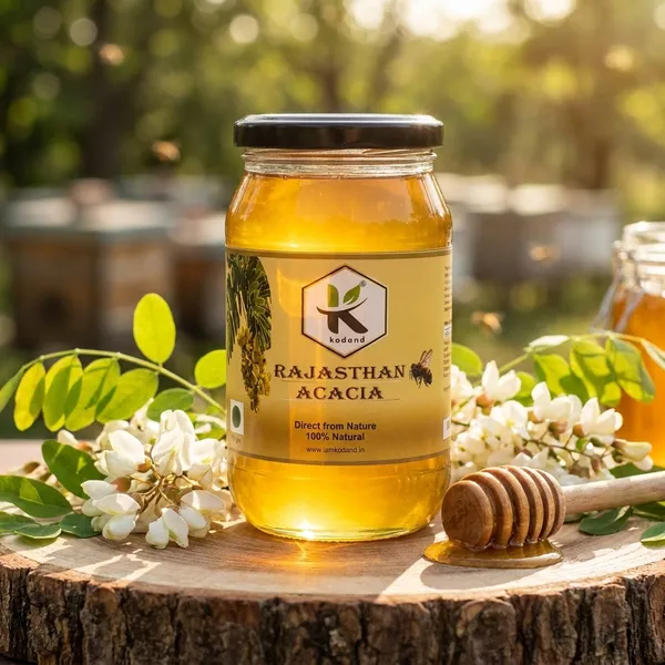 Kodand_Rajasthan_Acacia_Honey_500_Gm_Raw_Mild_Floral_Honey