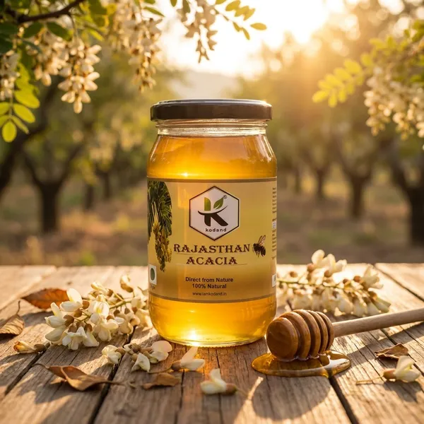 Kodand_Rajasthan_Acacia_Honey_500_Gm_Raw_Mild_Floral_Honey