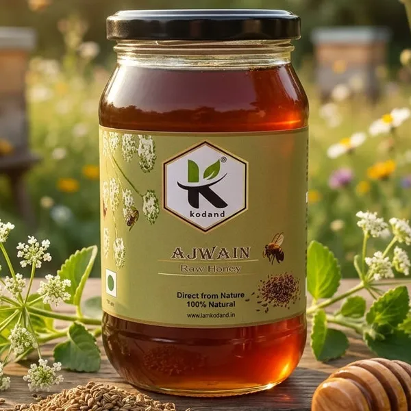 Kodand_Ajwain_Honey_500_Gm_Raw_Stomach_Digestive_Honey