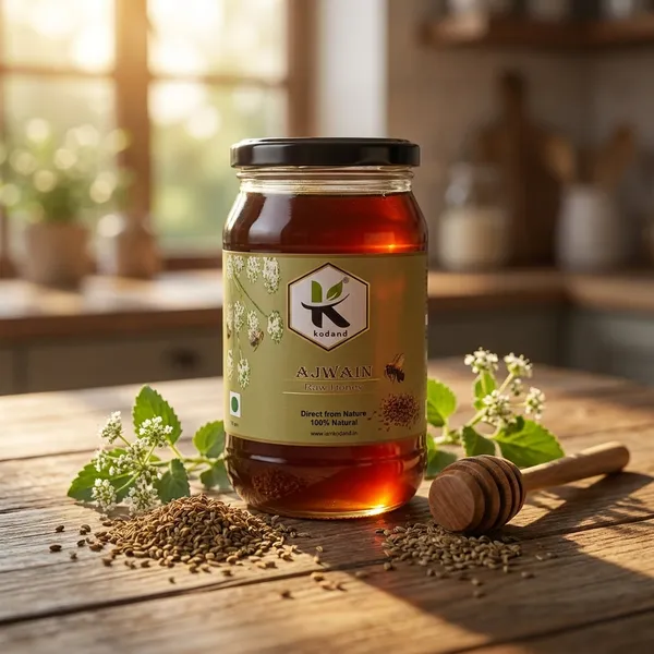Kodand_Ajwain_Honey_500_Gm_Raw_Stomach_Digestive_Honey