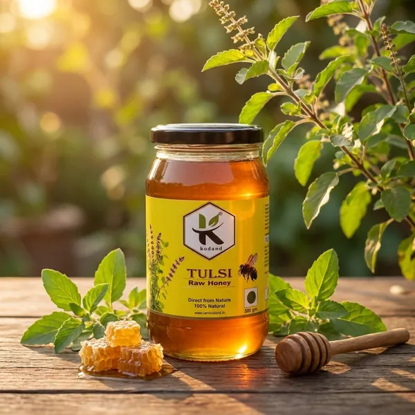 Kodand_Tulsi_Honey_500_Gm_Raw_Cough_Respiratory_Relief