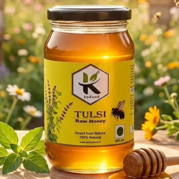 Kodand_Tulsi_Honey_500_Gm_Raw_Cough_Respiratory_Relief