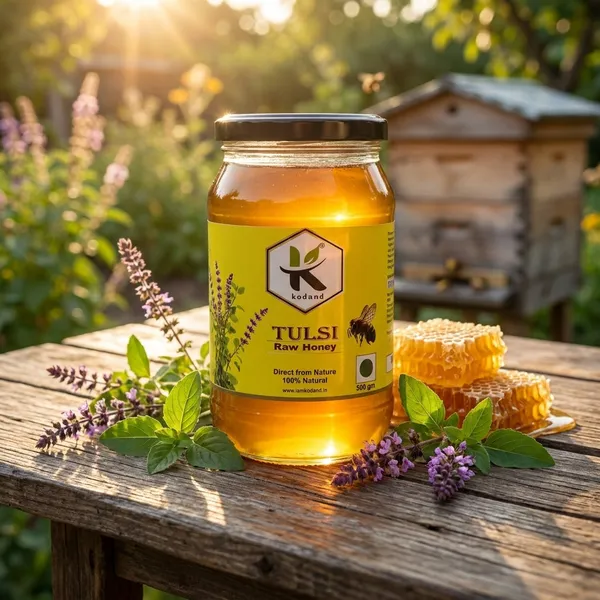 Kodand_Tulsi_Honey_500_Gm_Raw_Cough_Respiratory_Relief