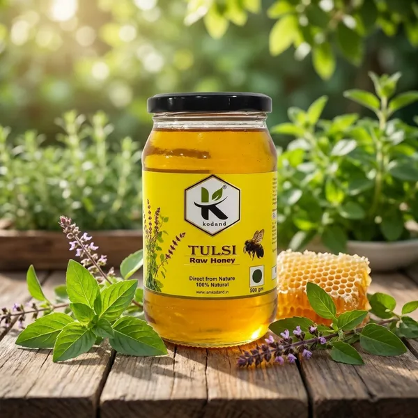 Kodand_Tulsi_Honey_500_Gm_Raw_Cough_Respiratory_Relief