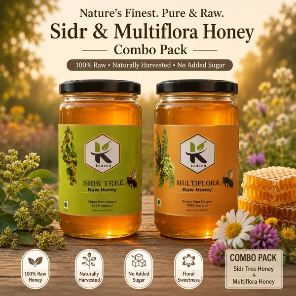Kodand_Sidr_Tree_And_Multi_Flora_Honey_1_Kg_Pack_Of_2