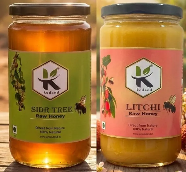 Kodand_Sidr_Tree_And_Litchi_Honey_1_Kg_Raw_Antibacterial_Honey_Pack_Of_2