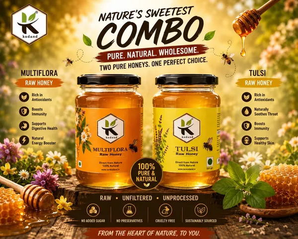 Kodand_Tulsi_And_Multi_Flora_Honey_1_Kg_Pack_Of_2