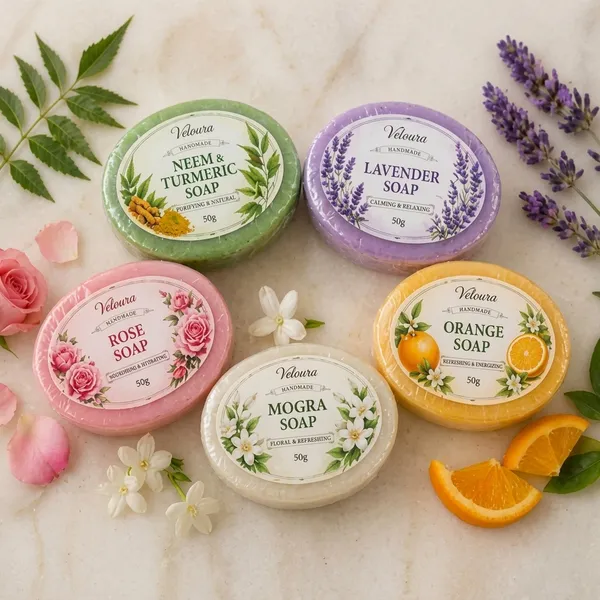 Rose_Glycerin_Handmade_Herbal_Soap_Pack_Of_5