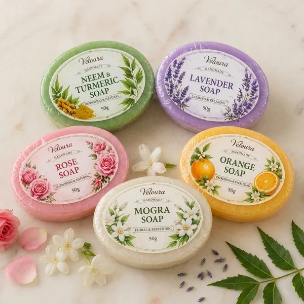 Rose_Glycerin_Handmade_Herbal_Soap_Pack_Of_5