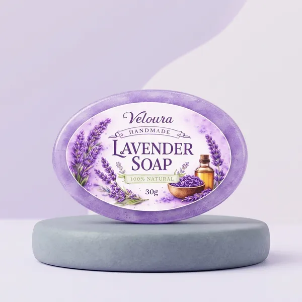 Veloura_Lavender_Essential_Oil_Handmade_Soap_30G