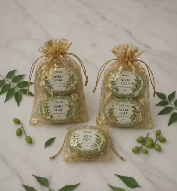 Veloura_Neem_Extract_Handmade_Herbal_Soap_Pack_Of_5