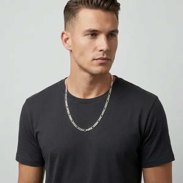 Silver_Figaro_Chain_For_Men
