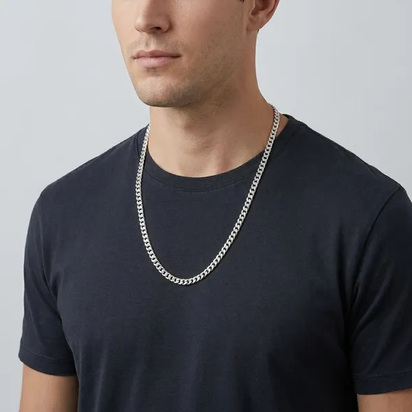 Silver_Curb_Chain_For_Unisex