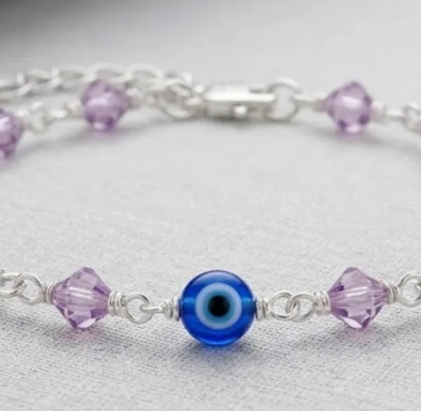 Handmade_Silver_Evil_Eye_Bracelet_with_Purple_Crystal_Beads