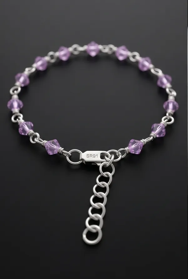 Silver_Handmade_Purple_Crystal_Beaded_Bracelet_for_Women