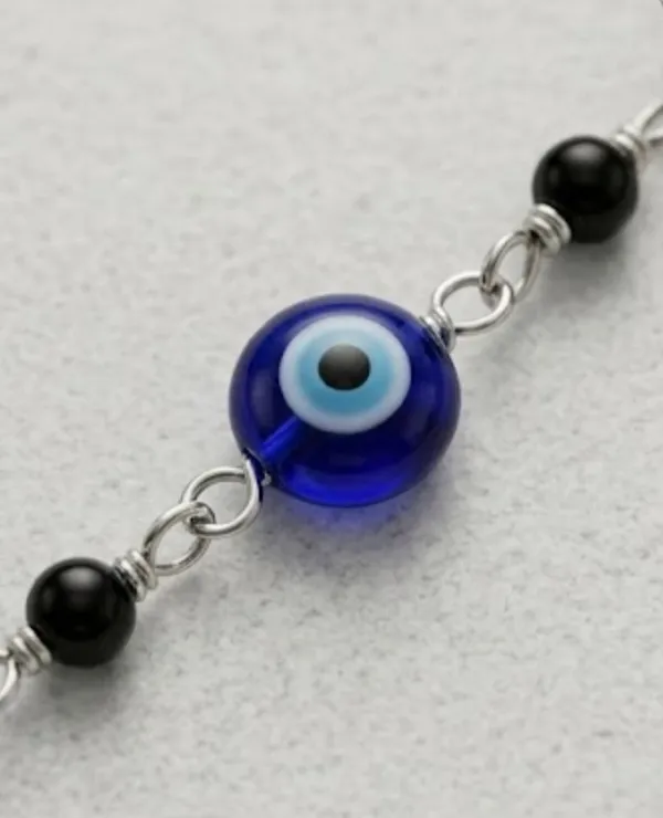 Silver_Blue_Evil_Eye_Black_Bead_Charm_Bracelet