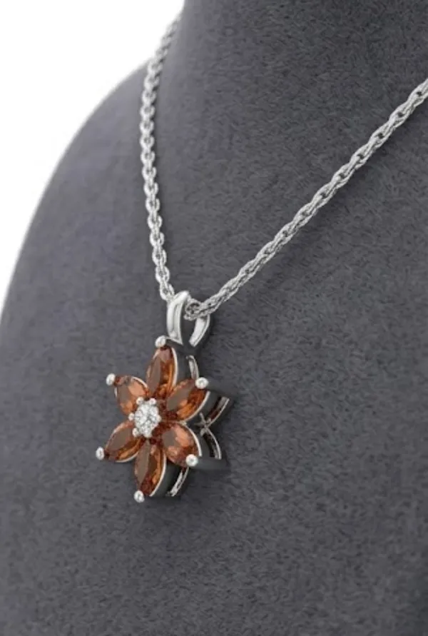 Silver_Floral_Amber_Stone_Pendant_Necklace_for_Women