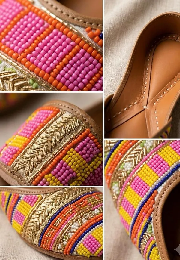 Beaded_work_Leather_Punjabi_Jutti