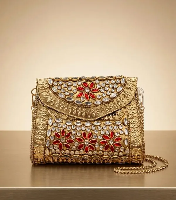 Mini_Kundan_Work_Metal_Clutch
