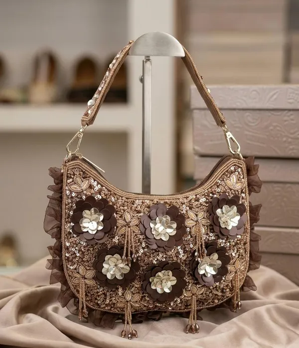 Suede_and_Sequins_Floral_Clutch