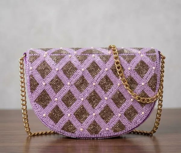 Lavender_Geometric_Beaded_Sling_Bag