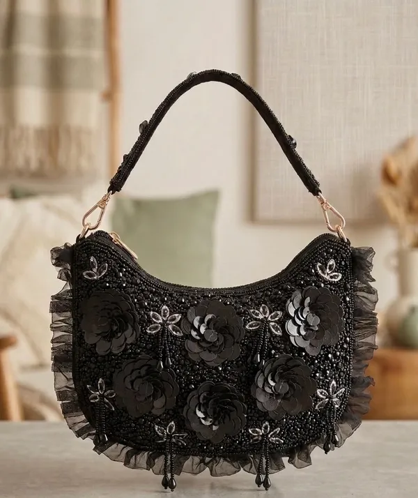 Suede_and_Sequins_Floral_Clutch
