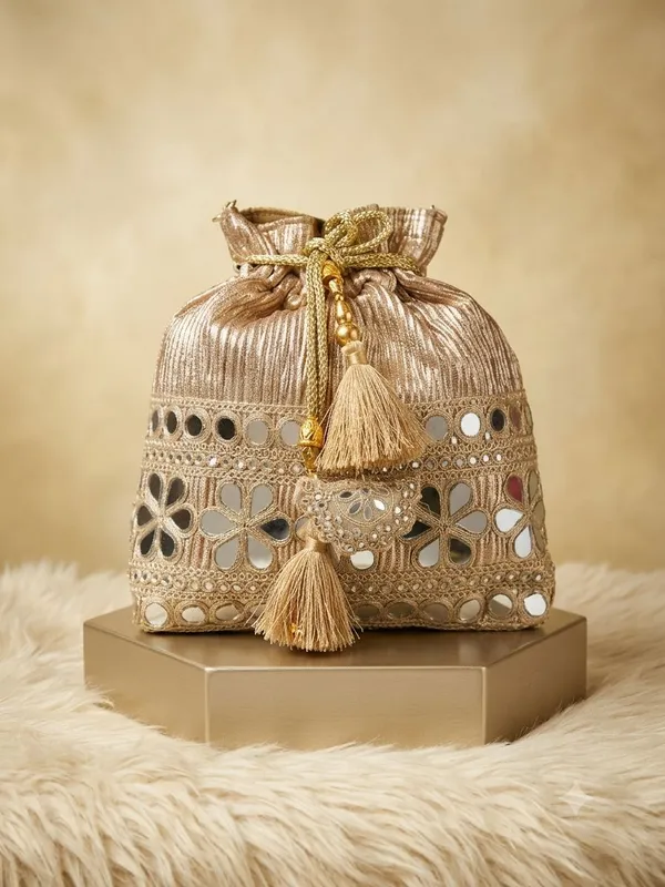 Champagne_Gold_Mirror_Potli_Bag