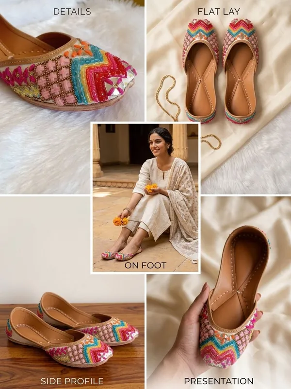 Multicolour_Leather_Punjabi_Jutti